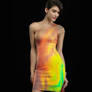Rainbow Holographic Fabric Film